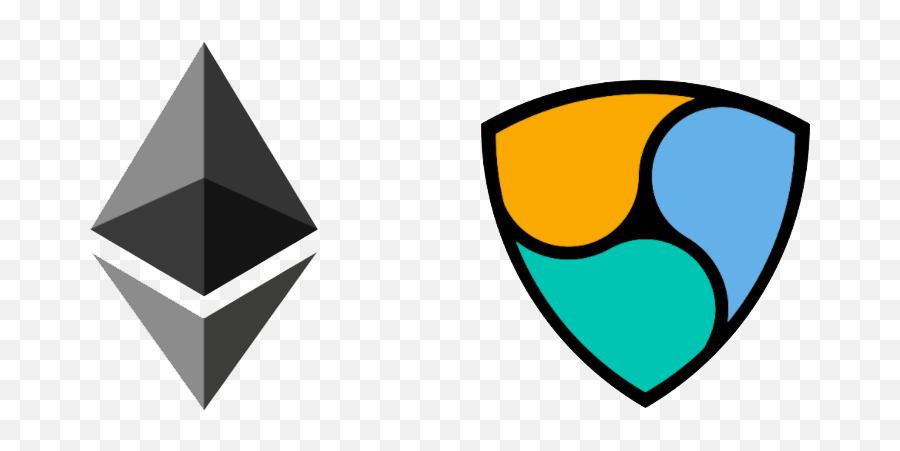 Ethereum Versus Nem - Nem Blockchain Clipart Full Size Eth Logo Png,Versus Logo Png