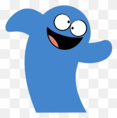 Fosters Home Character Bloo Funny Face Png