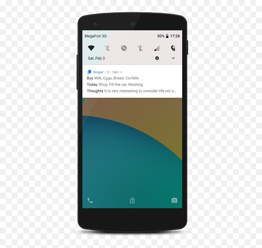 Droper - Notes In Status Bar 251 Download Android Apk Vertical Png,Statusbar Icon