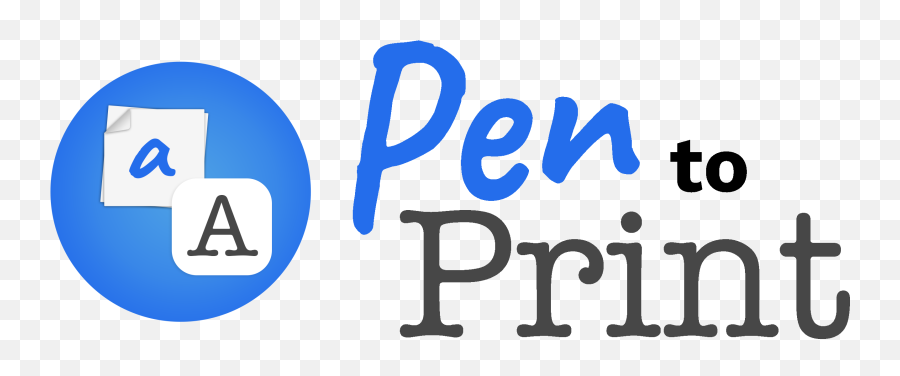 Pen To Print - Handwriting To Text Quintegra Png,People Icon Handwriting Png