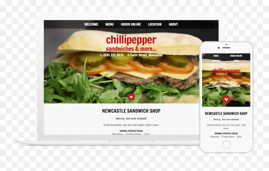 Download Hd Chilli Pepper Sandwiches - Banner Png,Sandwiches Png