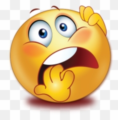 Scared Face Icon - Emoji Transparent Background png
