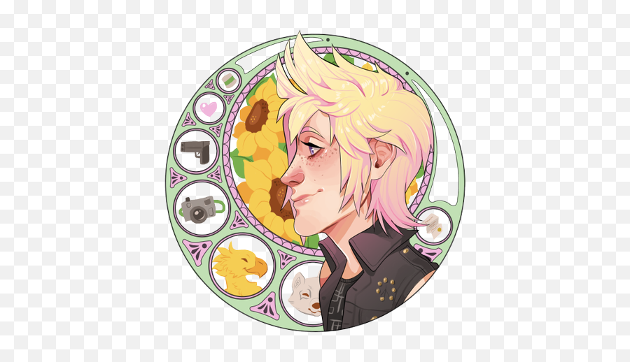 Luciscaelumtwitter - Fictional Character Png,Prompto Argentum Icon