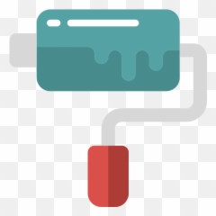 Custom Epoxy Countertops For Kitchen - Paint Roller png