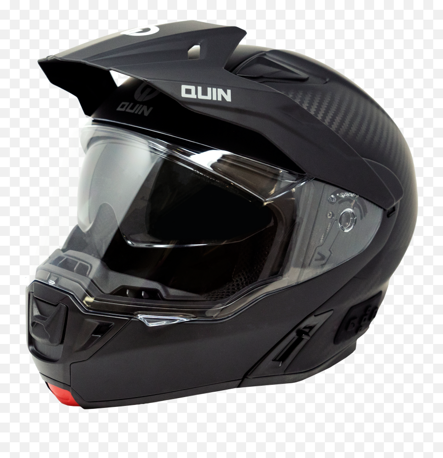 Quin Design - Quin Quest Carbon Fibre Modular Smart Helmet Helmet New Model 2021 Png,Icon Variant Solid Helmet