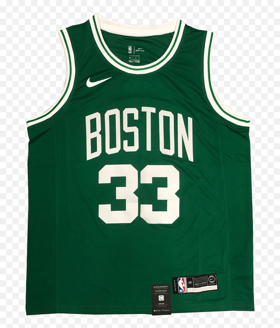 Larry Bird 33 Boston Celtics Swingman Green Nba Jersey 2020 - 33 Png,Nba Icon