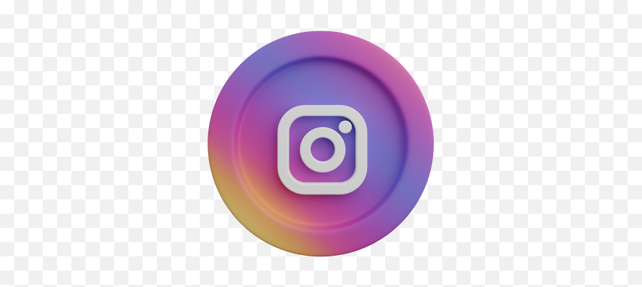 Instagram Logo 3d Illustrations Designs Images Vectors Hd - Dot Png,Pinterest Icon Button
