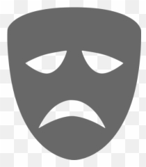 Dim Gray Tragedy Mask Icon - Free Dim Gray Mask Icons Tragedy Mask Png,One Eye Patch Icon