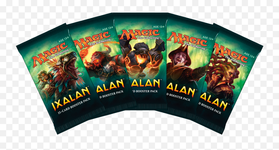Ixalan Promos Planeswalker Decks Packaging And Fnm Tokens - Ixalan Draft Booster Pack Png,Planeswalker Icon