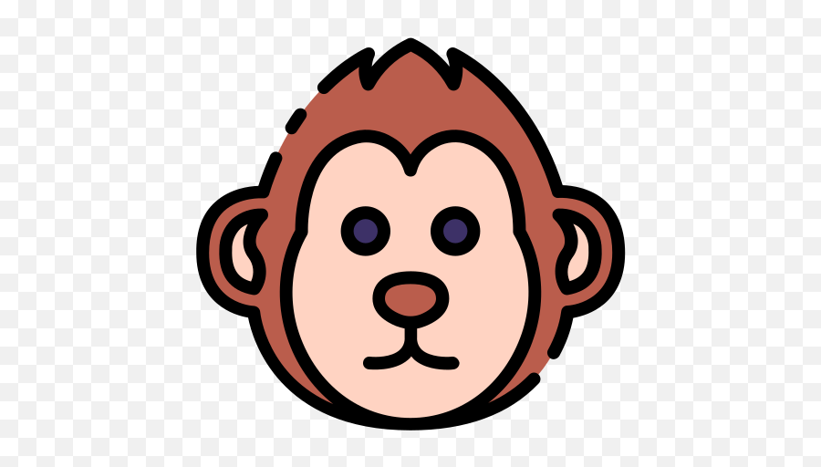 Monkey - Free Animals Icons Dot Png,Monkey Icon Png