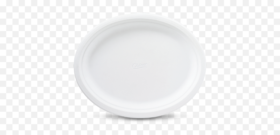 Disposable Oval Platters - Chinet Oval Paper Plates Png,White Oval Png