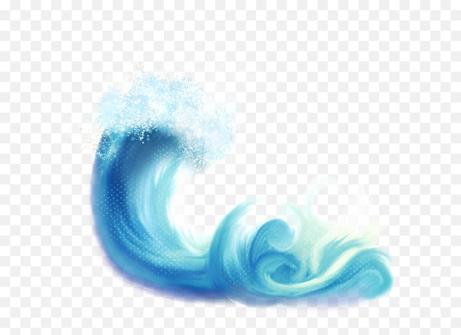 Png Background - Wave Watercolor Png,Waves Transparent Background