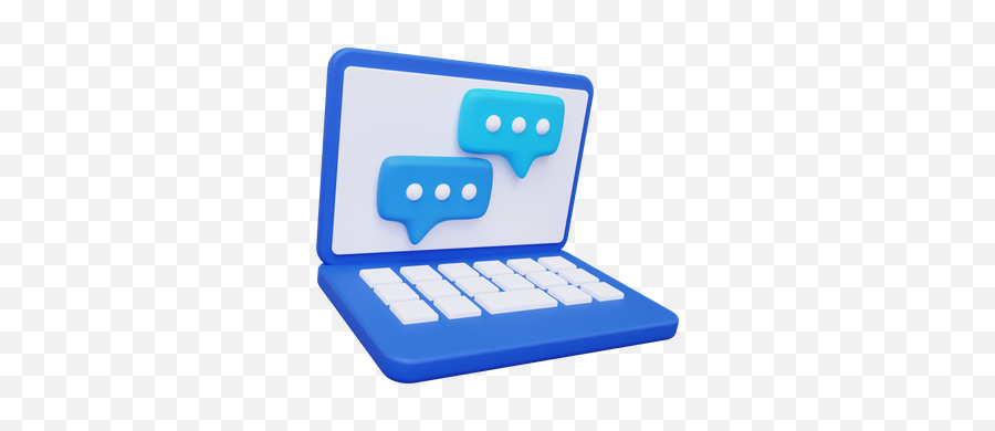 Laptop Message Icon - Download In Colored Outline Style Horizontal Png,Windows Game Folder Icon