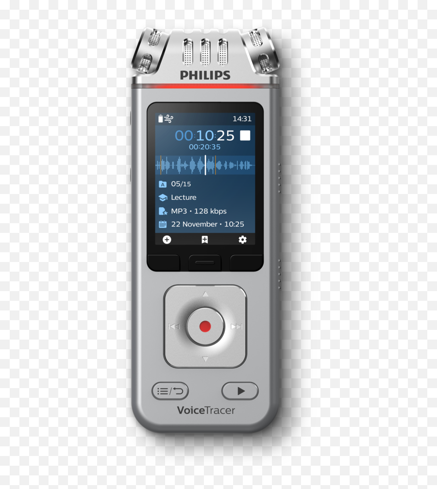 Voicetracer Audio Recorder Dvt4110 Philips - Philips Voice Recorder Png,Tracer Player Icon