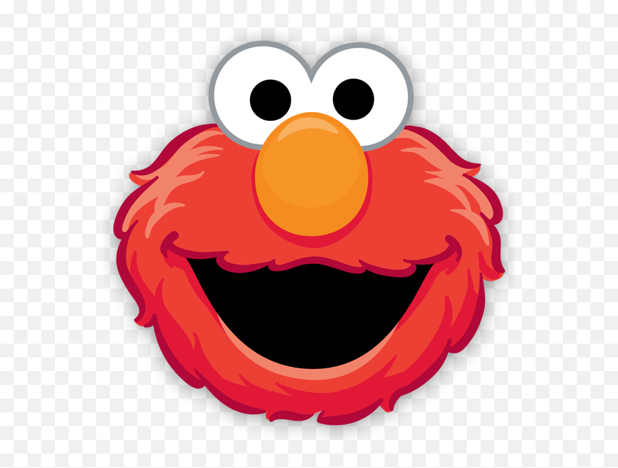 Elmo Head Png - Printable Sesame Street Characters,Elmo Transparent