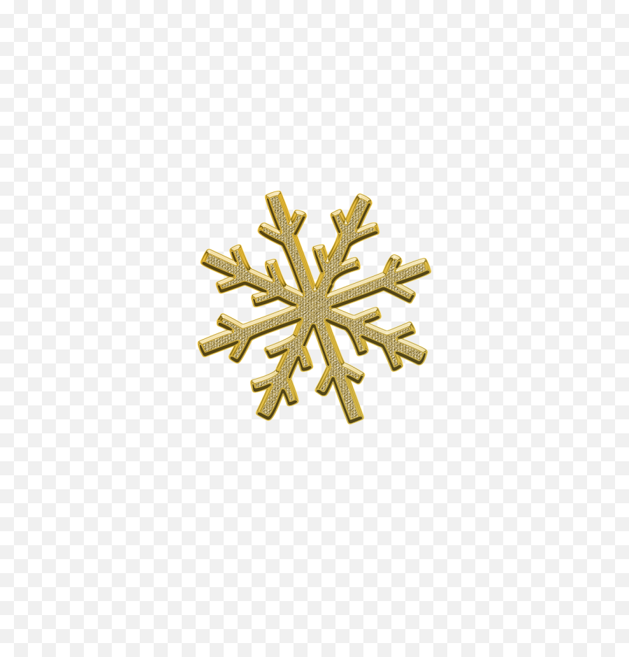 Snowflake Snow Decor Transparent - Transparent Background Gold Snowflake Png,Transparent Snow