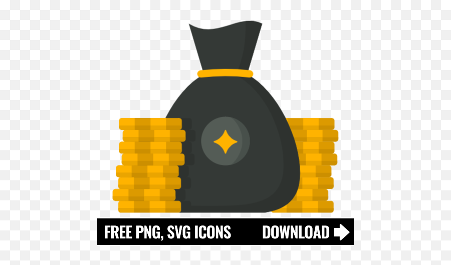 Free Gold Bag Icon Symbol Png Svg Download - Fitness Icon Png,Coin Purse Icon