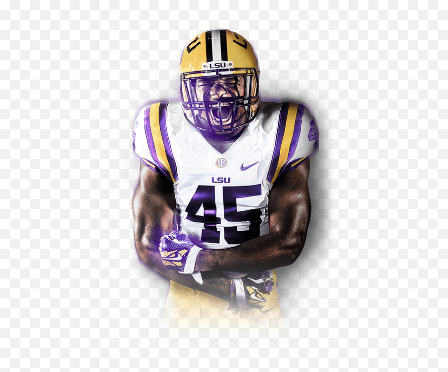 Lsu Football Png Transparent Footballpng Images Pluspng - Kick American Football,Football Transparent Background