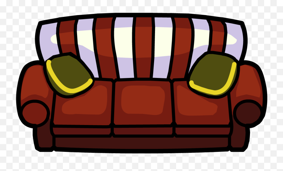 Holly Jolly Couch - Club Penguin Furniture Couch Full Size Club Penguin Couch Furniture Png,Holly Png