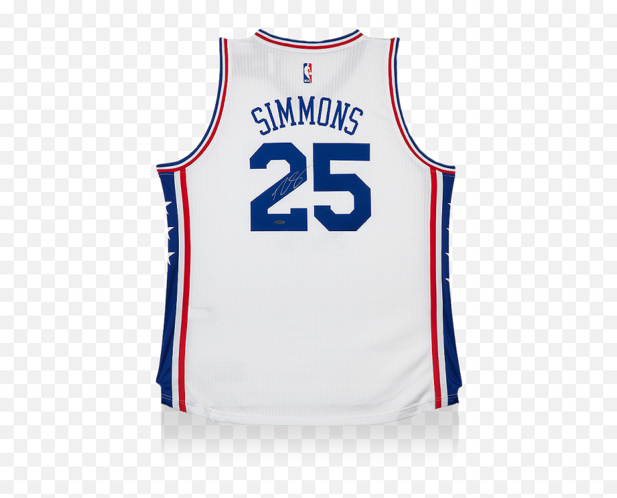 Ben Simmons Back Signed Philadelphia - Sports Jersey Png,76ers Png