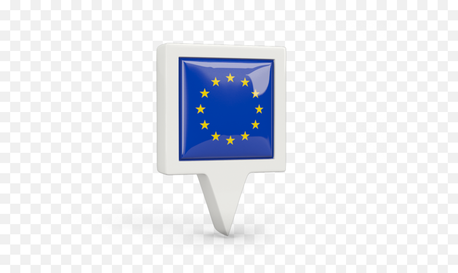 Square Pin Icon Illustration Of Flag European Union Png