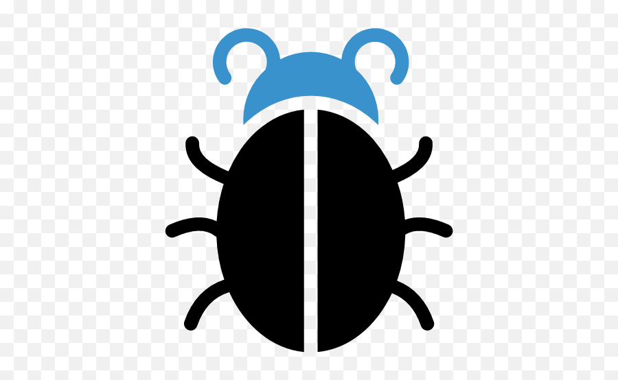 Bug Insect Virus Icon - Security Double Colour Blue Black Vol 1 Png,Bugs Icon