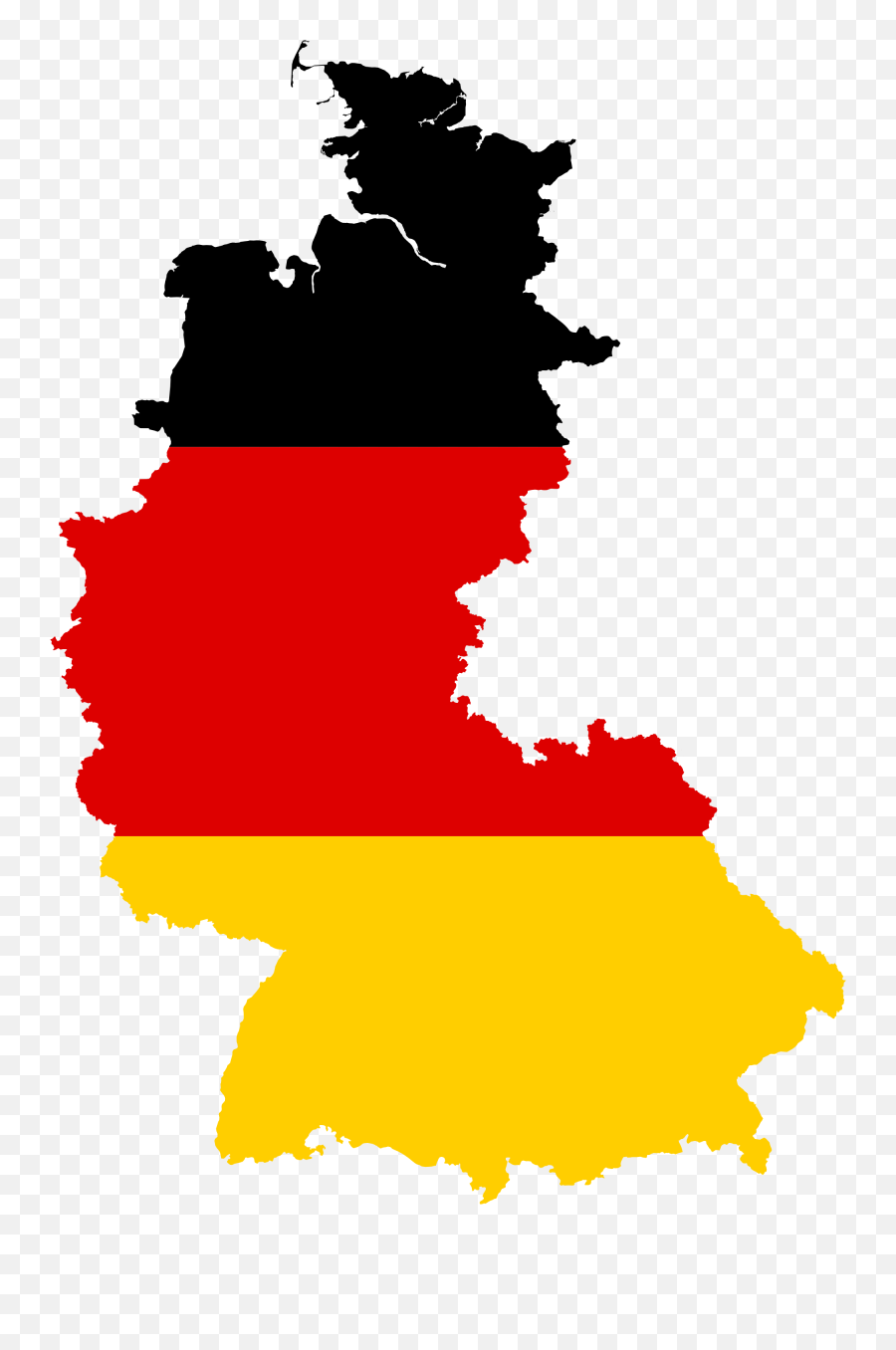 German Clipart Flag Germany - Germany Map Flag Png,Germany Png