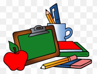 Free School Clip Art Png Download - School Supplies Clip Art,Education Clipart Png