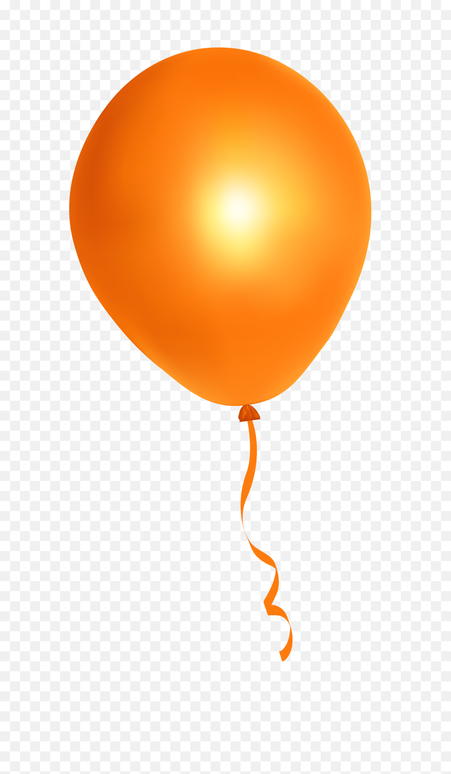 Balloon Orange Clip Art - Balões Png,Balloons Png