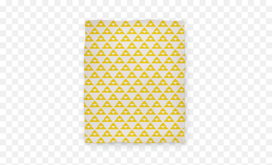 Pixel Triforce Blanket Blankets Lookhuman - Motif Png,Triforce Png