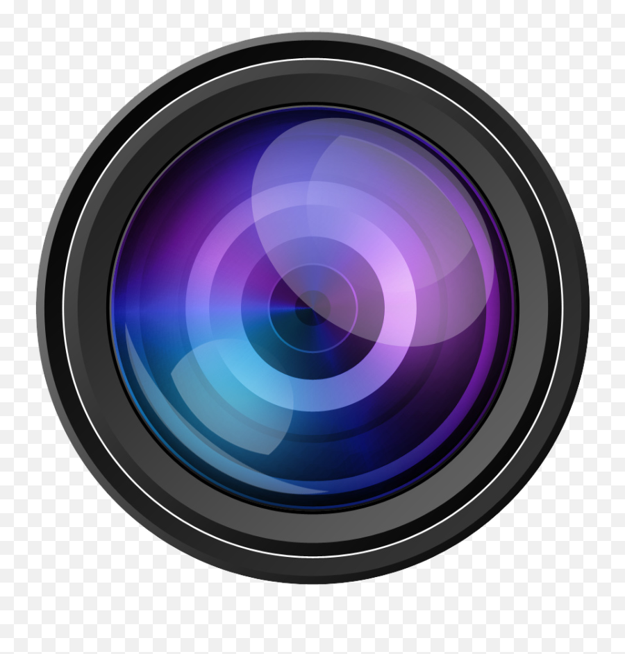 Camera Lens Transparent Background - Camera Lens Icon Png,Camera Transparent