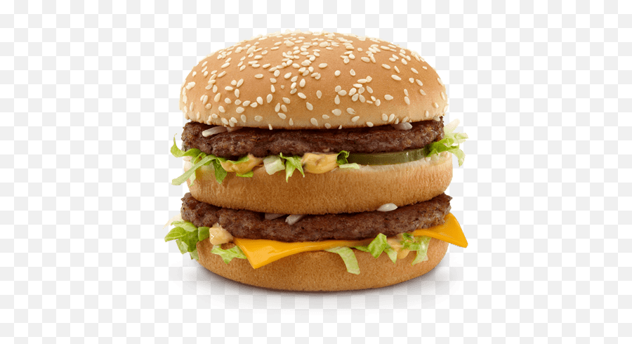 Mcdonalds Big Mac Transparent Png - Mcdonalds Burger Big Mac,Cheeseburger Transparent