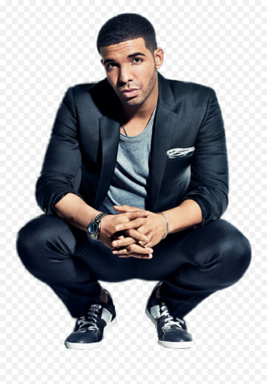 Drake Suit - Sticker By Ashley Hankins Transparent Drake Sitting Png,Drake Png