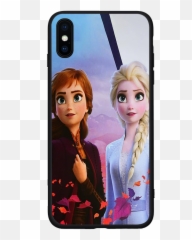 Frozen 2 Princess Elsa Anna Cute Olaf Black Tpu Case For - Elsa Iphone 6 Cases Png,Frozen 2 Logo Png