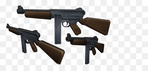 Tommy Gun - Firearm Png Download Original Size Png Image Submachine Gun,Tommy Gun Png