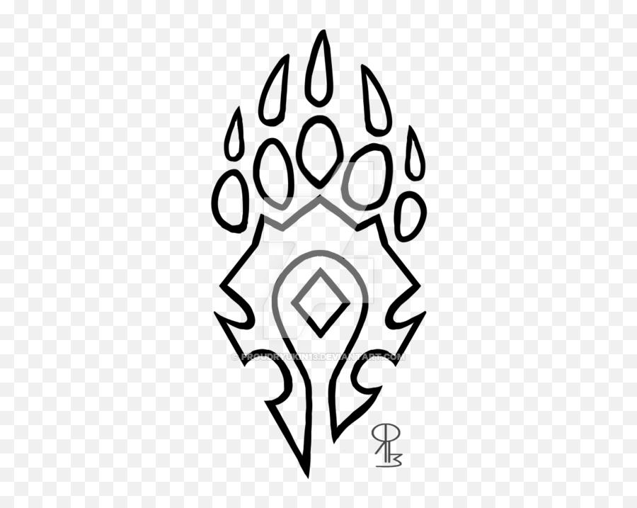 Download Bear Paw Drawing - Bear Claw Tattoo Bear Claw Drawing Png,Claw Png