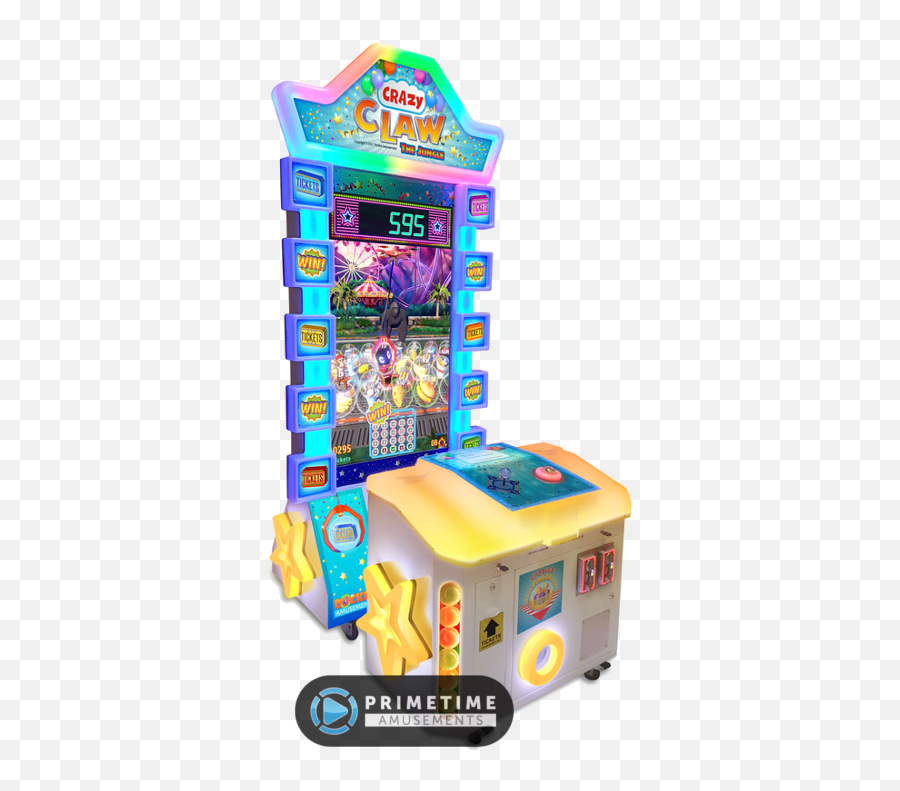 Crazy Claw 1 - Player Primetime Amusements Crazy Claw Arcade Game Png,Claw Transparent