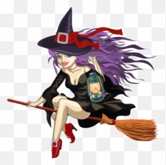 Download Witch Png Image For Free - Broom Witch,Witch Transparent