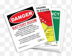 Signs Png - Battery Room Signs Danger 942875 Vippng