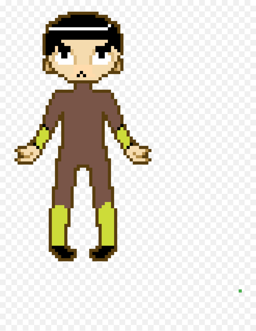 Pixilart - Rock Lee By Anonymous Minecraft Pixel Art Anime Png,Rock Lee Png