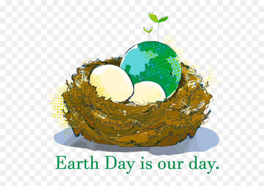 Bird Nest Earth For Happy Day - Earth Logo With Bird Png,Earth Day Png