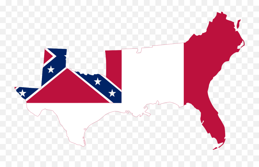 Flag - Confederate States Of America Flag Map Png,Confederate Flag Png
