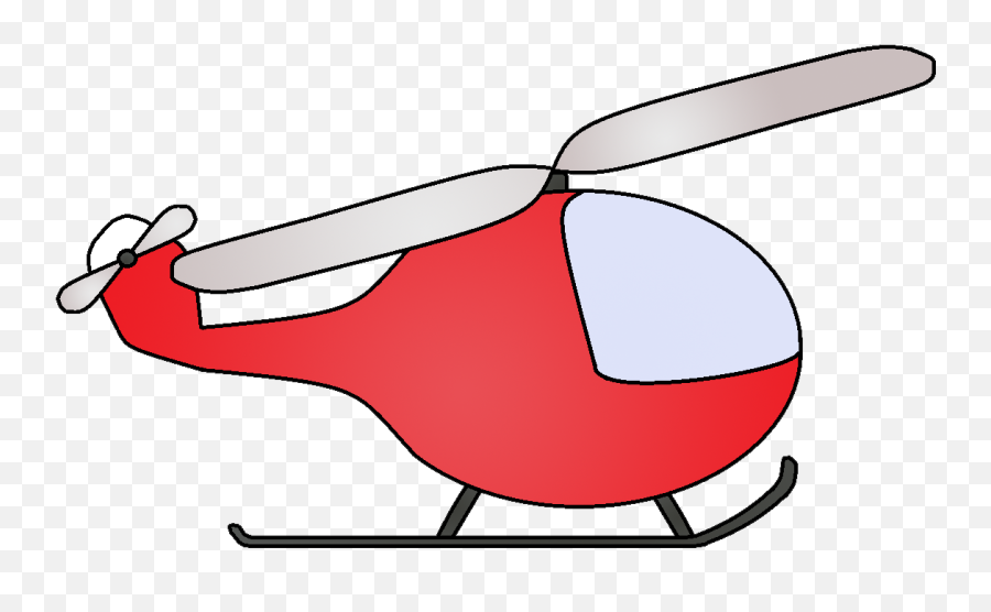 Download Helicopter Clipart Cute - Simple Helicopter Clipart Png,Helicopter Transparent Background