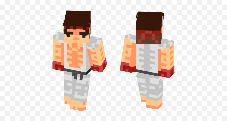 Download Ryu Street Fighter Minecraft Skin For Free - Fictional Character Png,Ryu Street Fighter Png