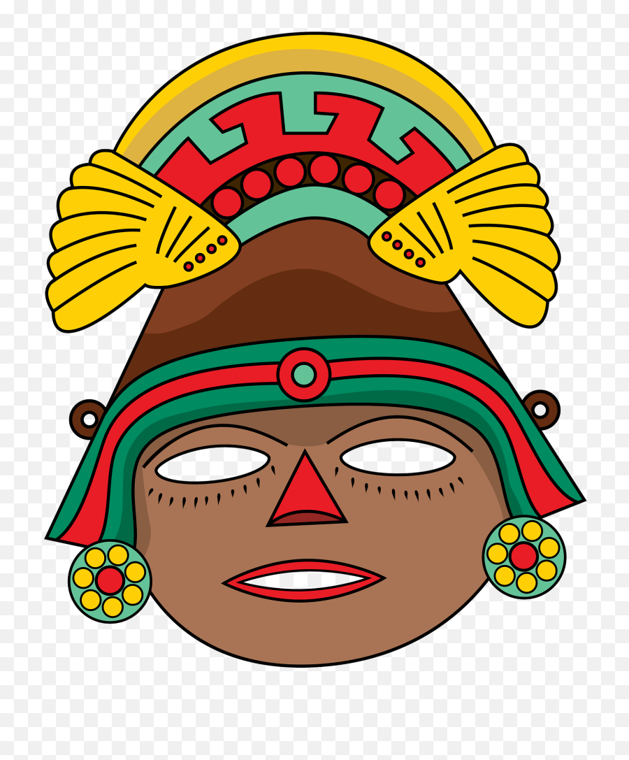 Aztec Mask Clipart Free Download Transparent Png Creazilla - Clip Art,Aztec Png