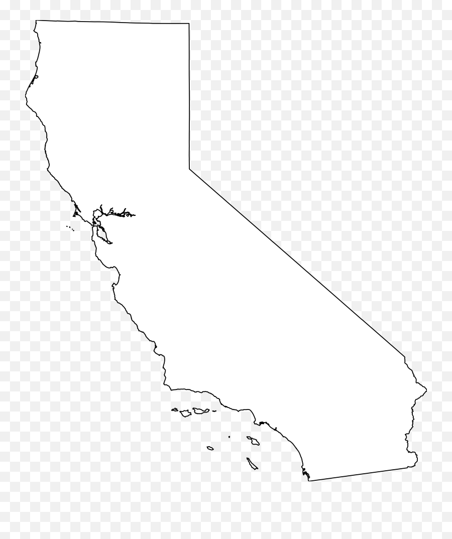 California Map Png Transparent Mappng Images - California Outline Png,California Flag Png