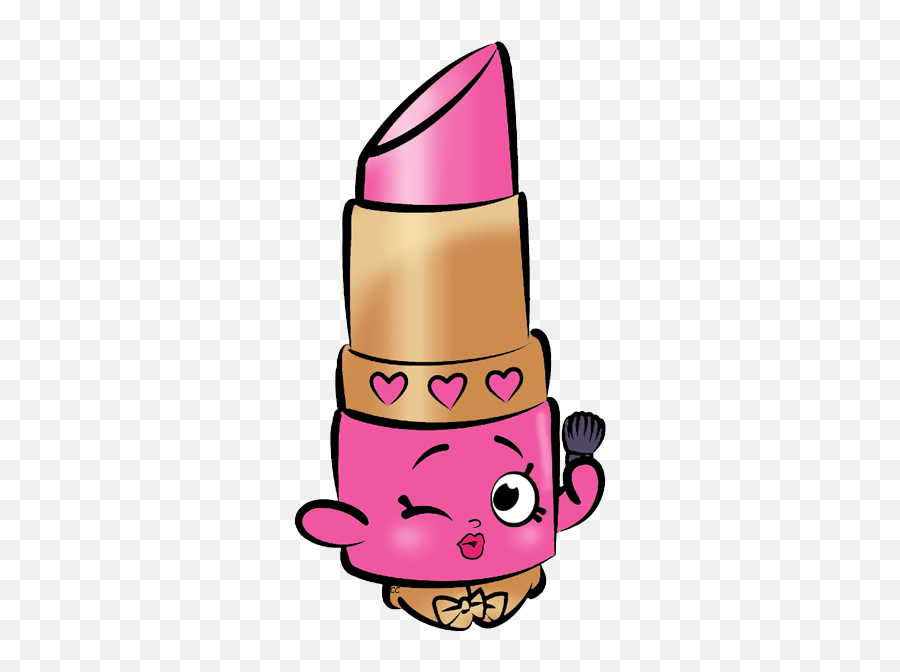 Shopkins Clip Art Cartoon - Lippy Lips Shopkins Png,Cartoon Lips Png