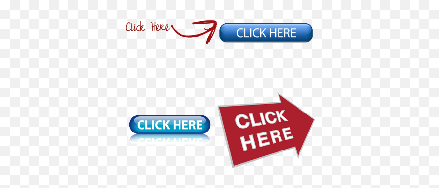 Click Here Buttons Transparent Png - Transparent Click Here Arrow Png,Click Here Png