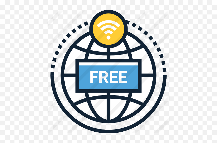 Free Wifi - Icon Globe Vector Png,Free Wifi Png