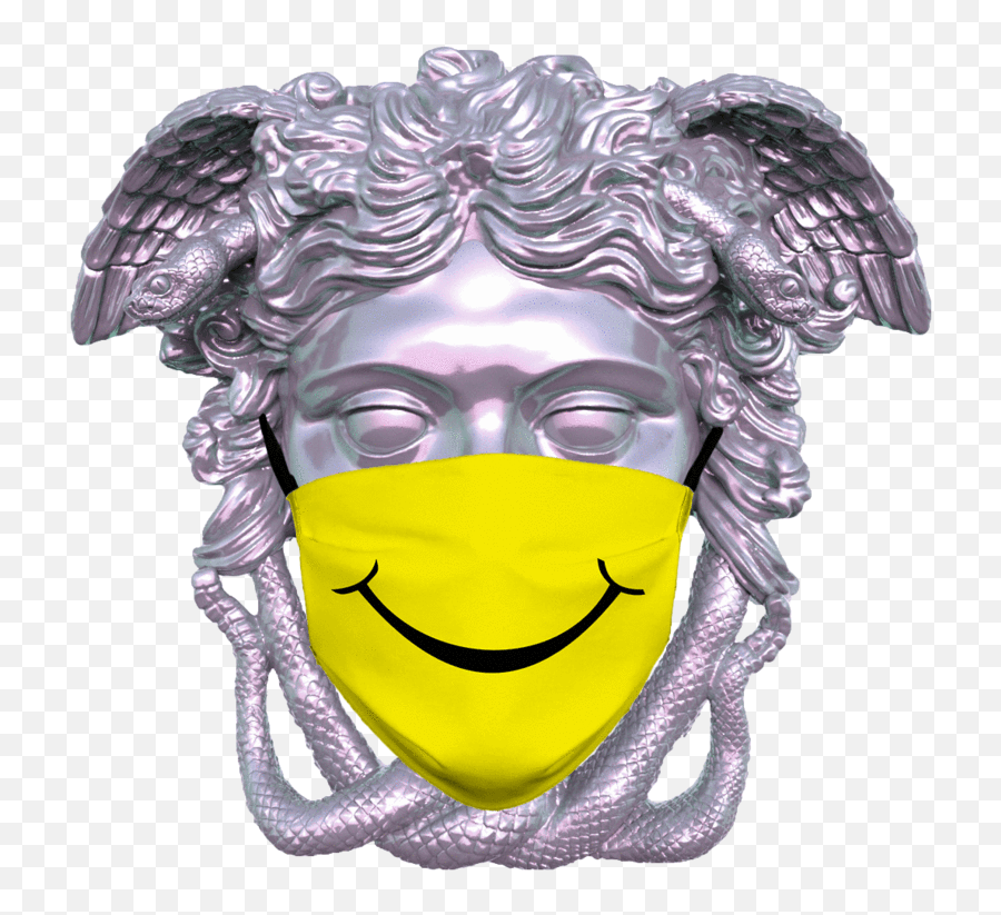 Smiley Face Mask - Aesthetic Mask Png,Smiley Face Transparent